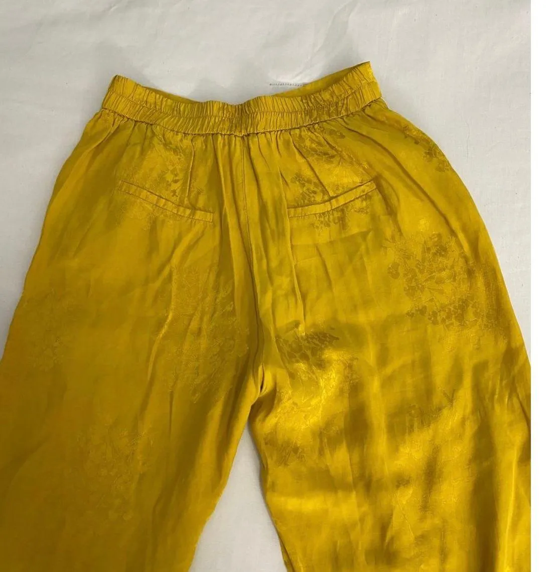Yellow Wide Leg Pants - Image 5