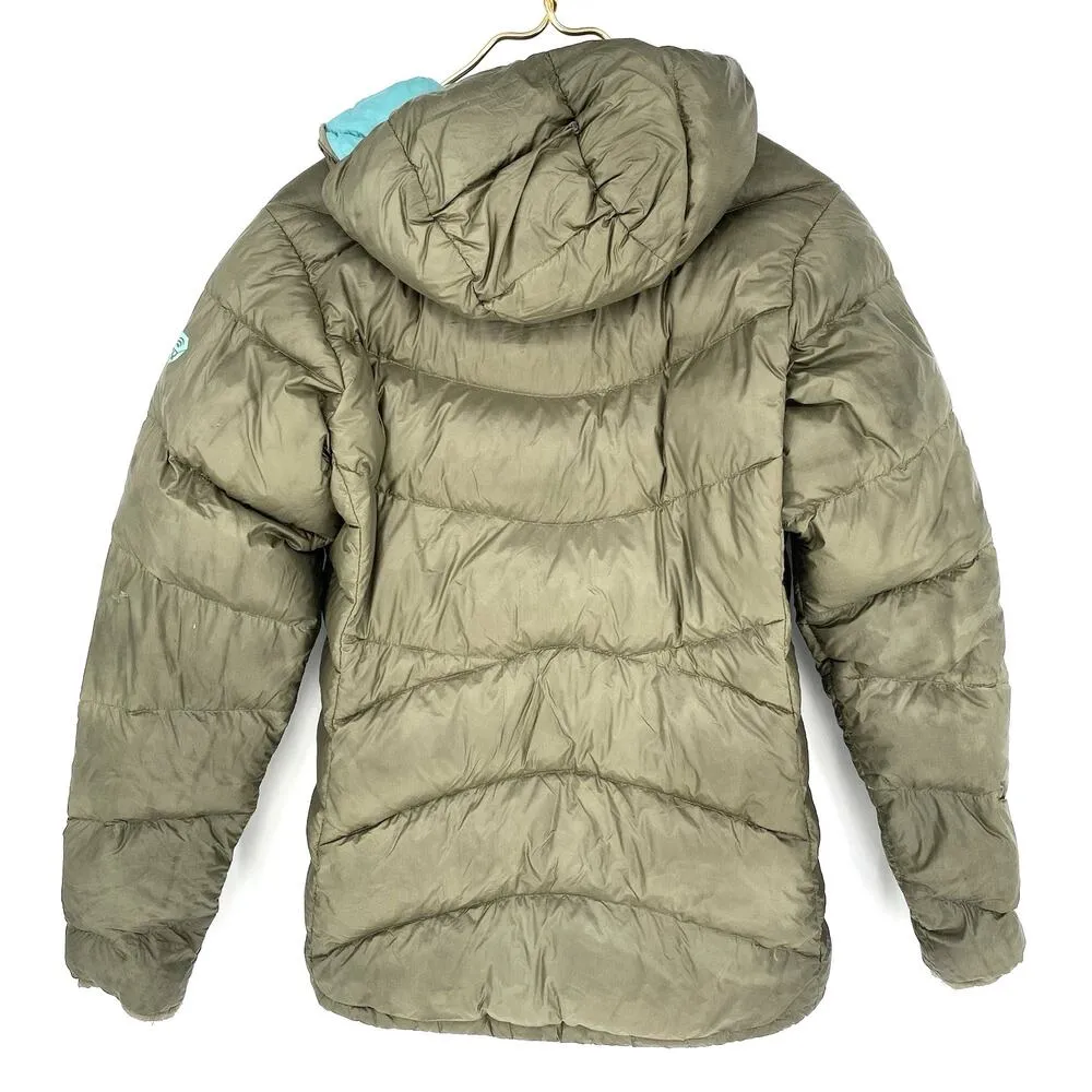 Mountain Hardwear Rubicon Rider Down Puffer Hooded Jacket Green Women’s Size XS - Image 2