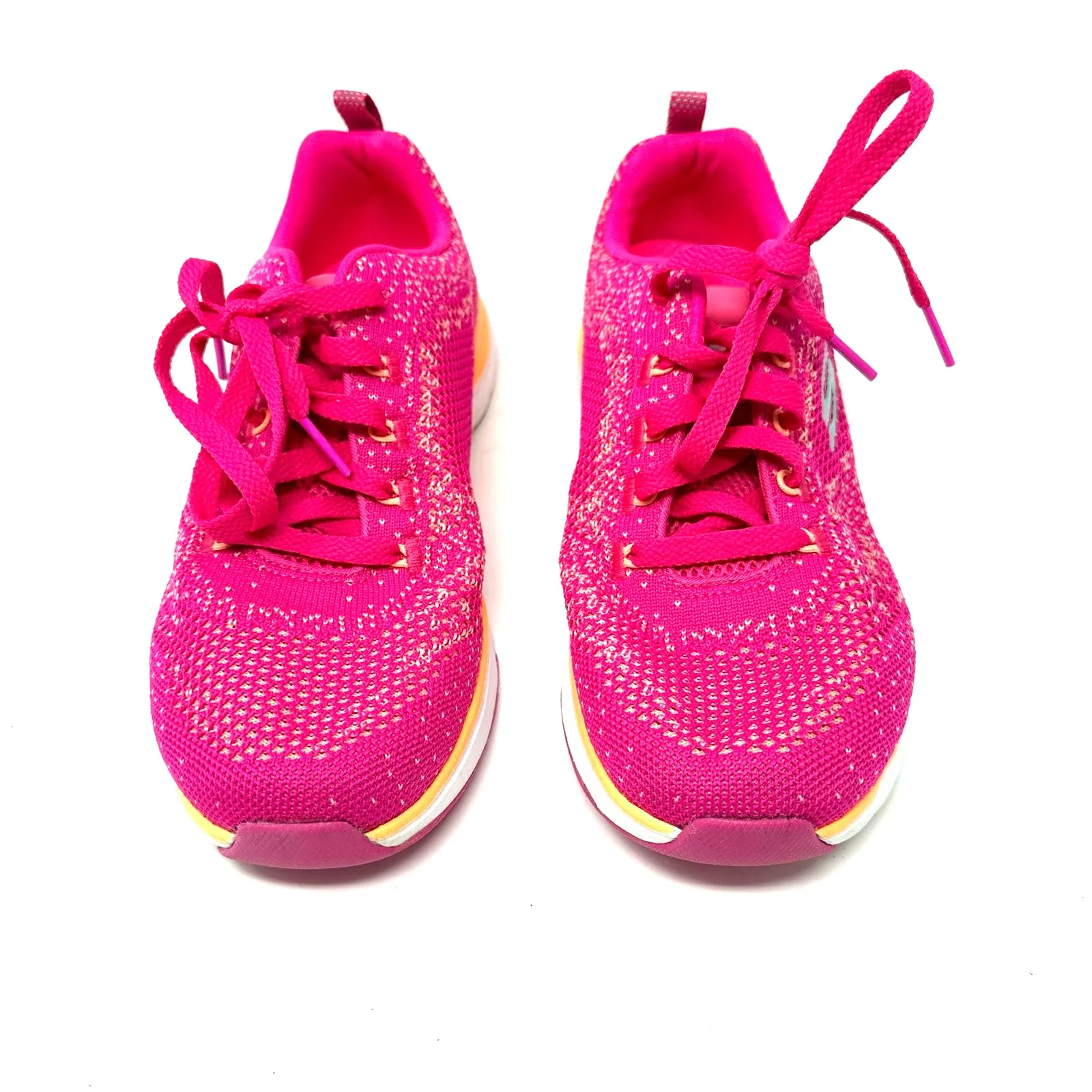 Skechers Size 9 Sneakers‎ Pink Memory Foam Air Cooled Lace Up Running Comfort - Image 10