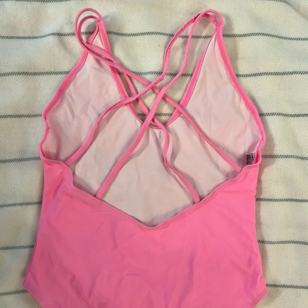 Hot Pink “Ride the Wave” One Piece Swimsuit Size M - Image 4
