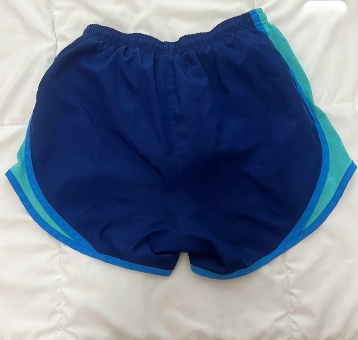 Nike Dri-Fit Shorts Blue and Teal - Image 2