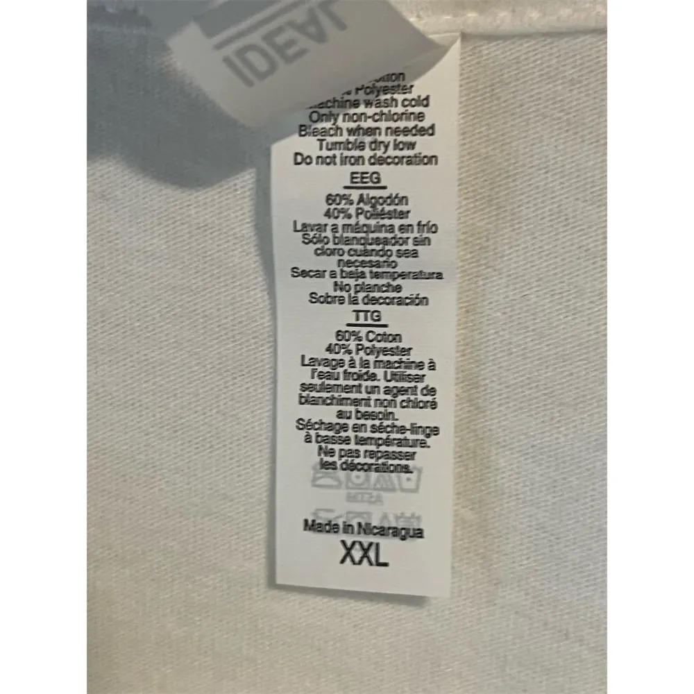 Barbie Crop Top T Shirt Official Pink Logo Women's 2XL White Crew Neck Tee NEW Size 2X - Image 7