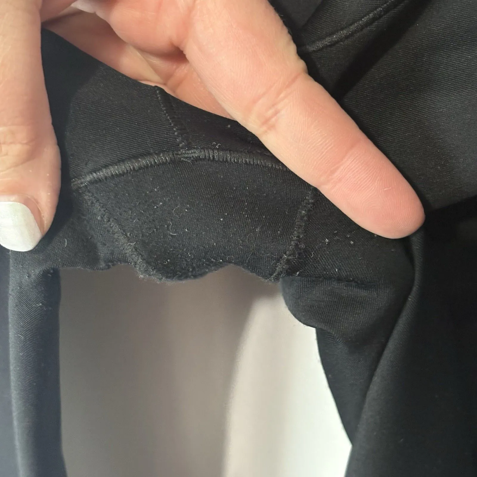 The GLOWE Maternity Legging 26" Medium Black Stretch Back Support Postpartum Size undefined - Image 8