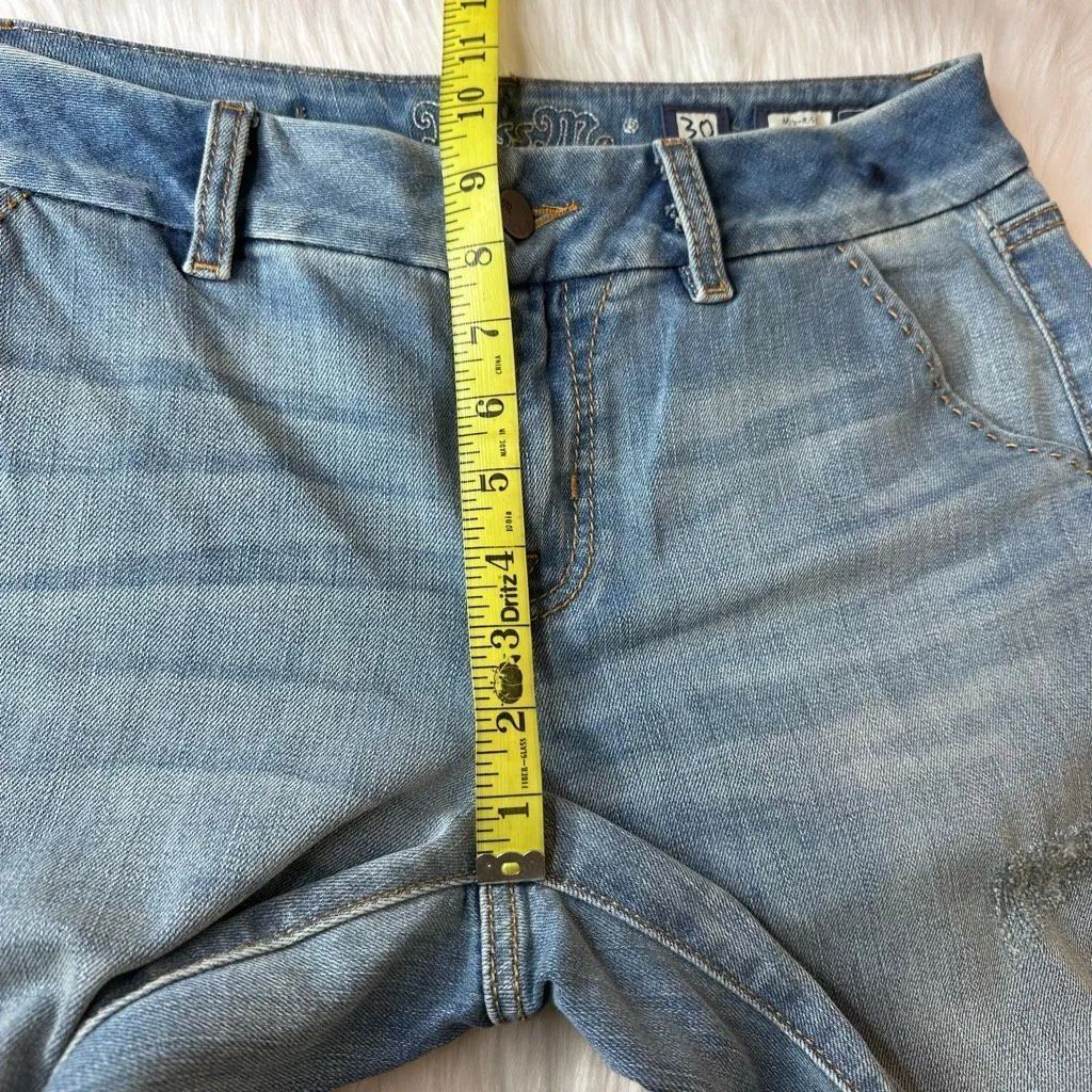 Miss Me Mid-Rise Wide Leg Jeans Light Wash Women's Size 30 - Image 10