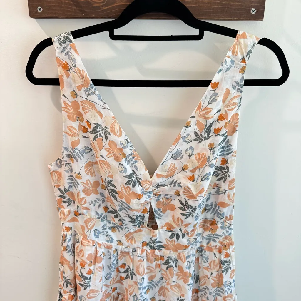 Joie Tiered Sleeveless Floral Midi Dress Size 8 NWT - Image 2