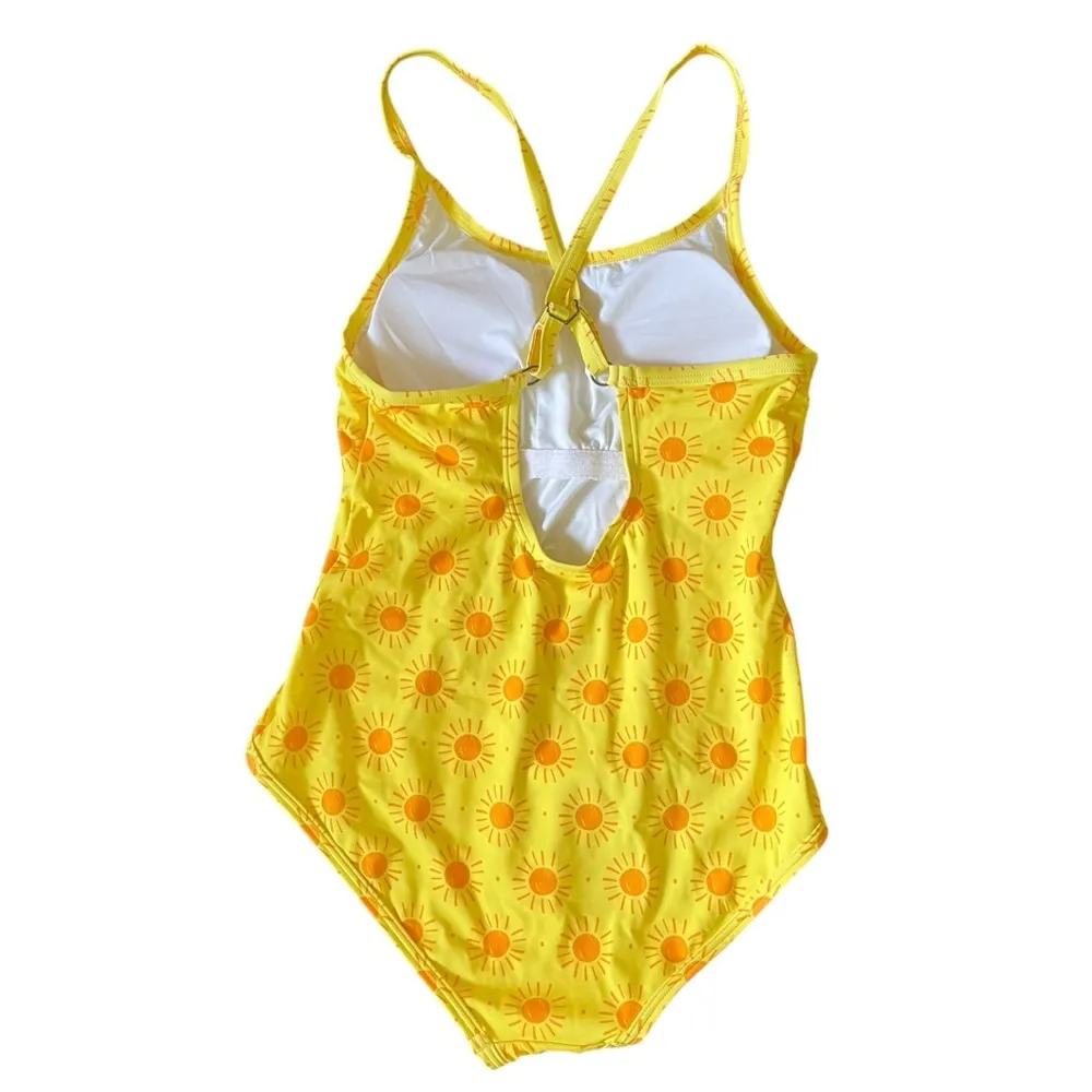 Hanna Andersson women’s one piece swimsuit in sunny yellow “Sunshine Day” print - Image 6