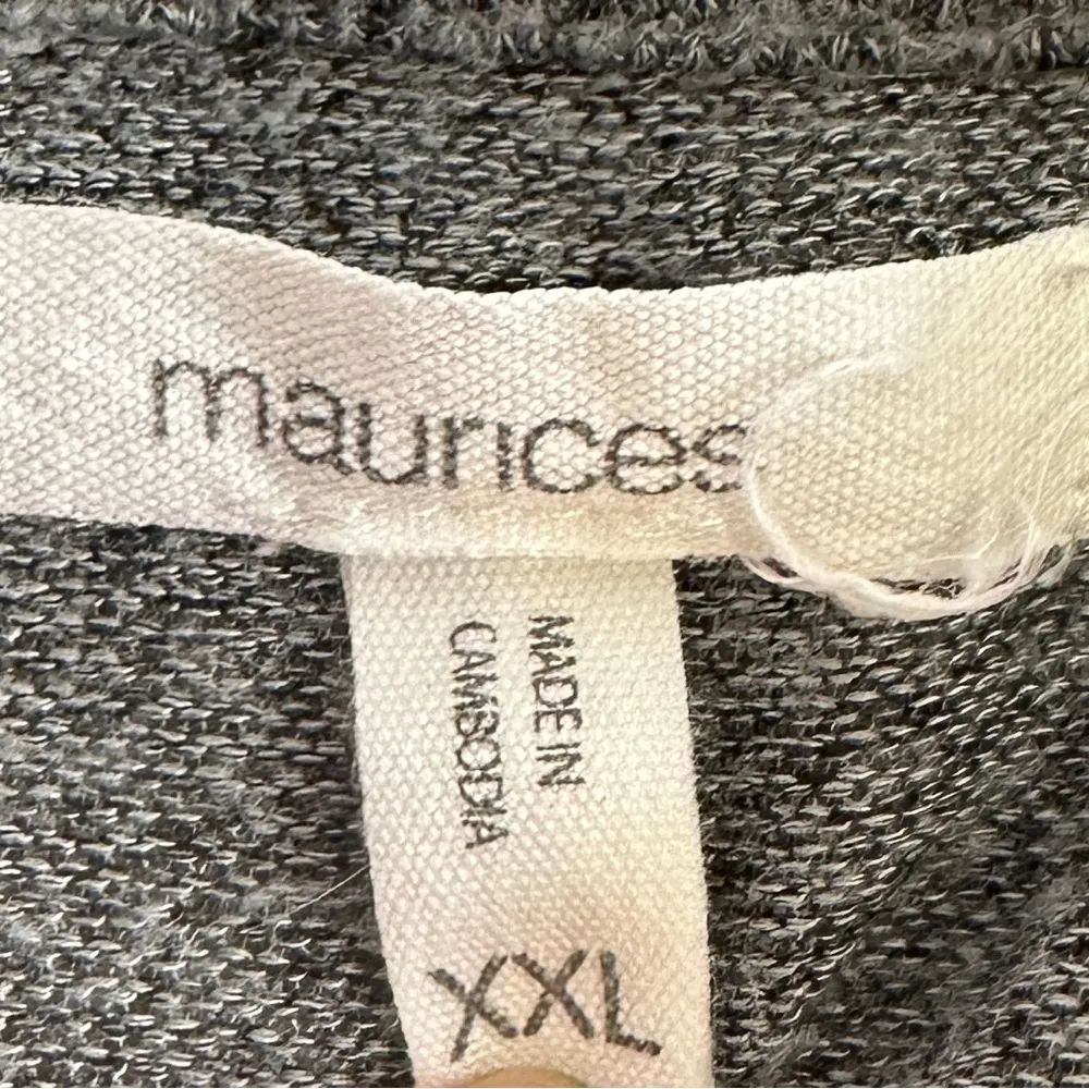 Maurices Colorblock Striped Sleeve Mixer Top XXL Lightweight Pullover Sweater - Image 6