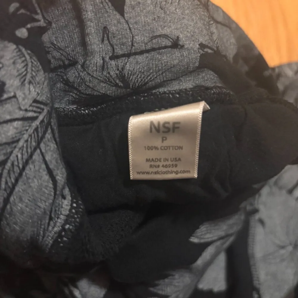 NSF Sayde Gray Floral French Terry Sweatpants - Image 4