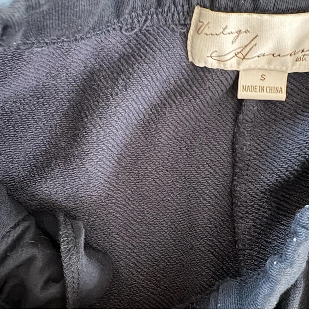 Vintage Havana French Terry Navy Sweatpants. Size Small. - Image 7