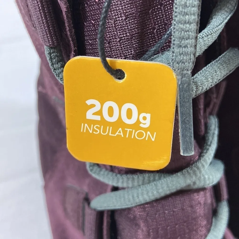 Columbia Dark Purple Ice Maiden II Waterproof Lined Lace Up Boots Size 6.5 NEW - Image 4