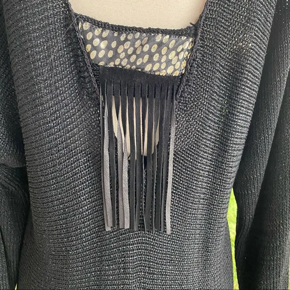 Shanna Vintage Black Knit Skirt & Sweater Set - Image 15