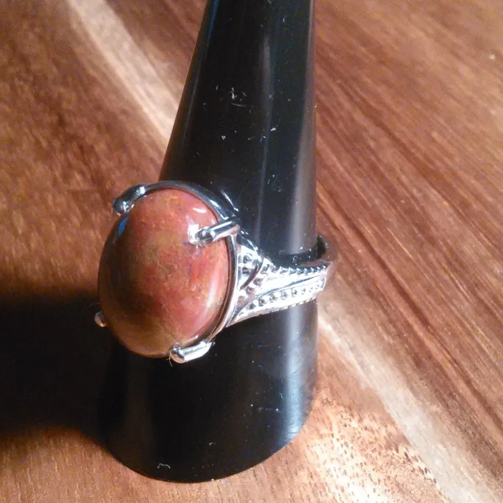 Aqua Nueva Moss Stainless Steel Solitaire Ring (Size 9) - Image 14