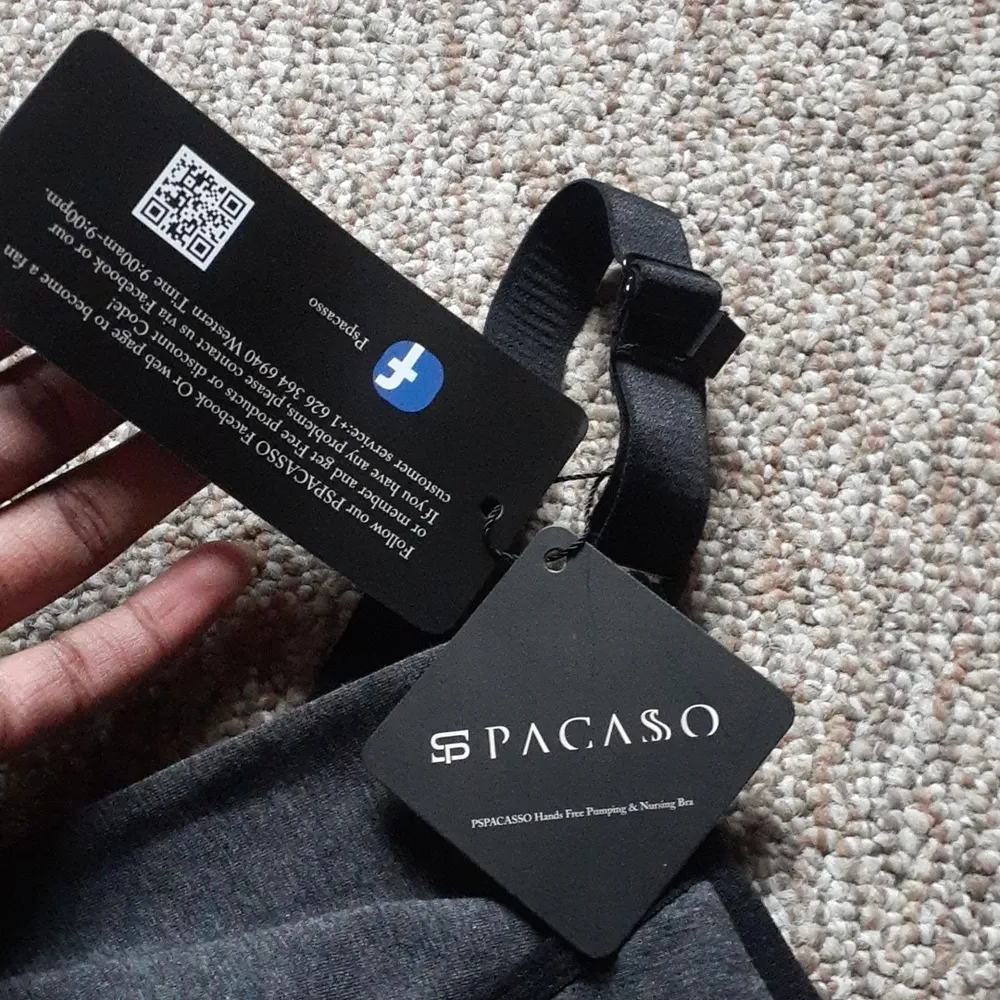 Pspacaso Nursing & Pumping Bra SIZE 3XL 3️⃣9️⃣ Gray - Image 3
