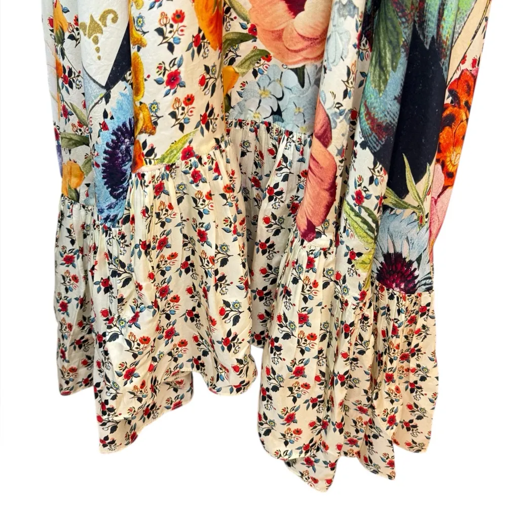 Camilla Silk Floral Porto Aromatic Amor Maxi Dress size XS - Image 4