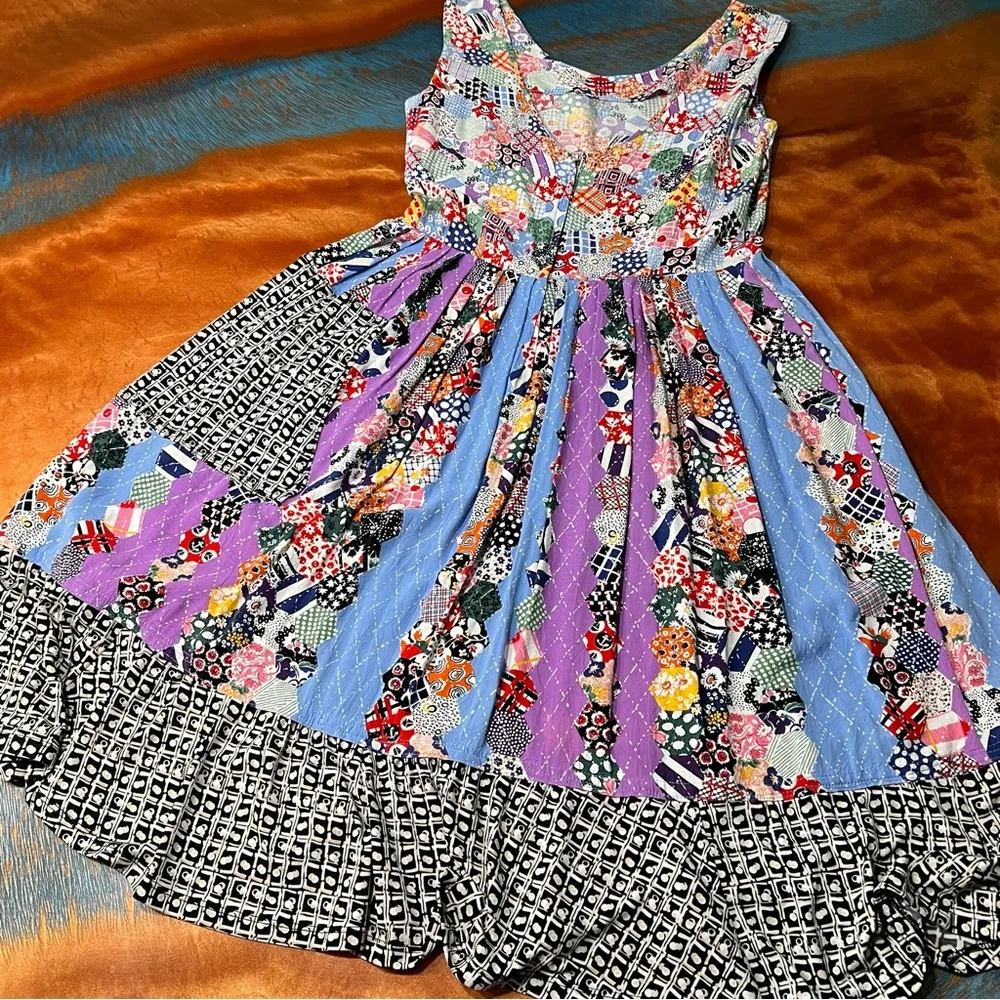 Vintage Jams WorldSurf Line Hawaii Dress Tank with pleated waist small pleated - Image 5