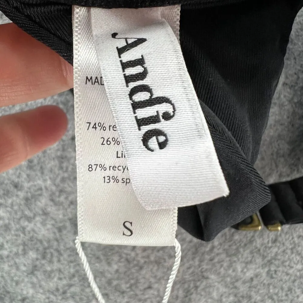 Andie Sicily Bikini Top Women S Black Underwire Swimwear Adjustable Stretch NEW - Image 12