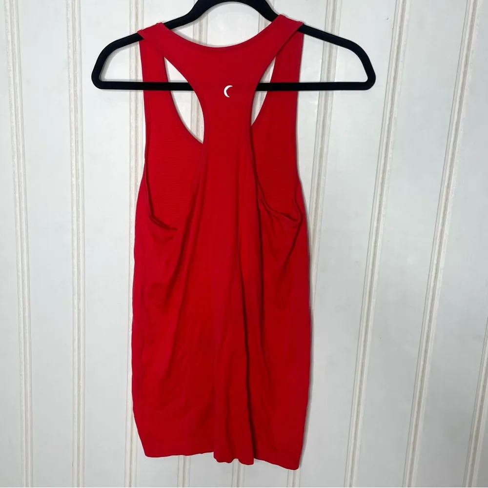 ZYIA Women's Copper Charged Fitted Stretch Seamless Tank Top Red M 142 - Image 4