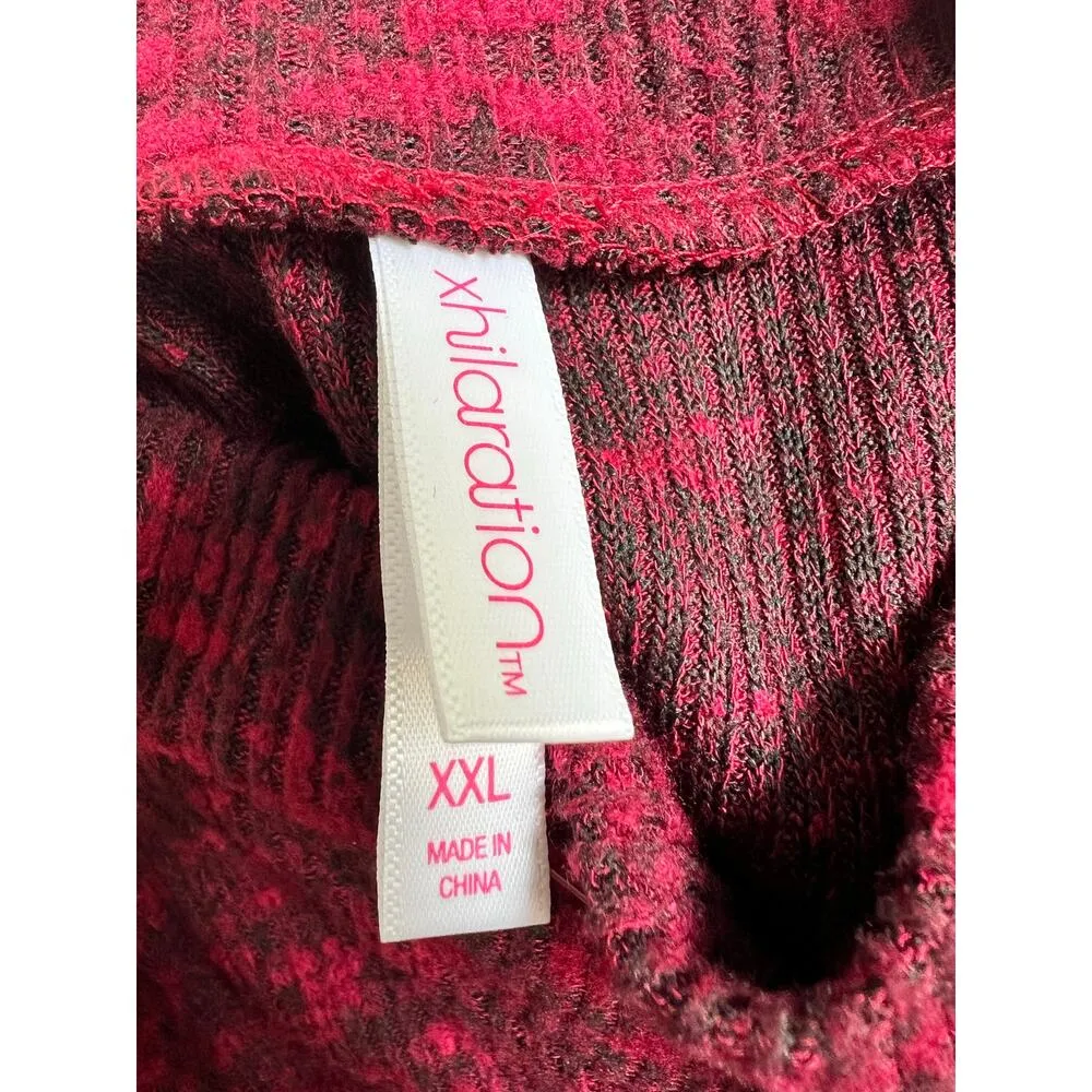 Xhilaration Sweater Dress NWT Mock Neck Rouched Waist XXL - Image 7