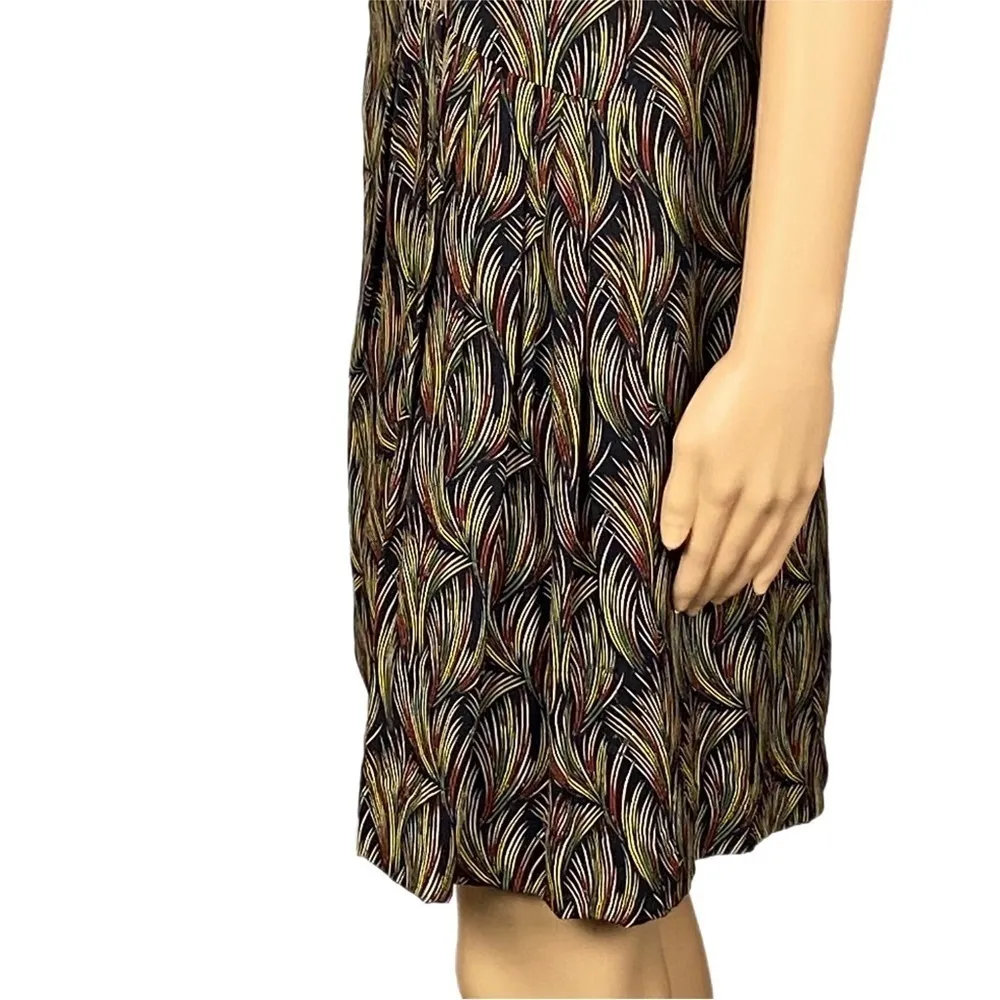 MOULINETTE SOEURS/ANTHROPOLOGIE “Silk Feather Dress” in 100% Silk. Size 6. EUC - Image 10