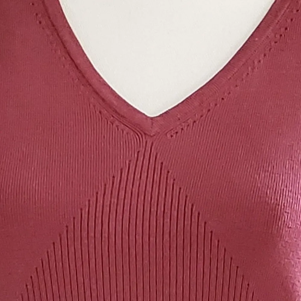 Geoffrey Beane Sport Sleeveless Silk Blend Purple Top M - Image 3