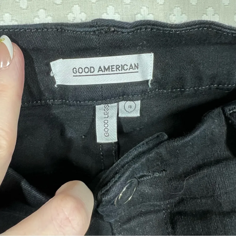 Good American Black Good Legs High Rise Skinny‎ Jeans - Image 5