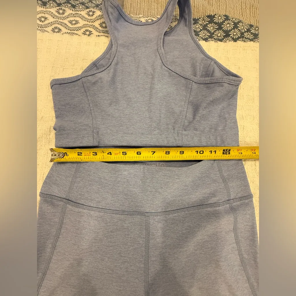 Outdoor Voices Heather Blue Coordinated Workout Set, NWOT Size: Medium - Image 3