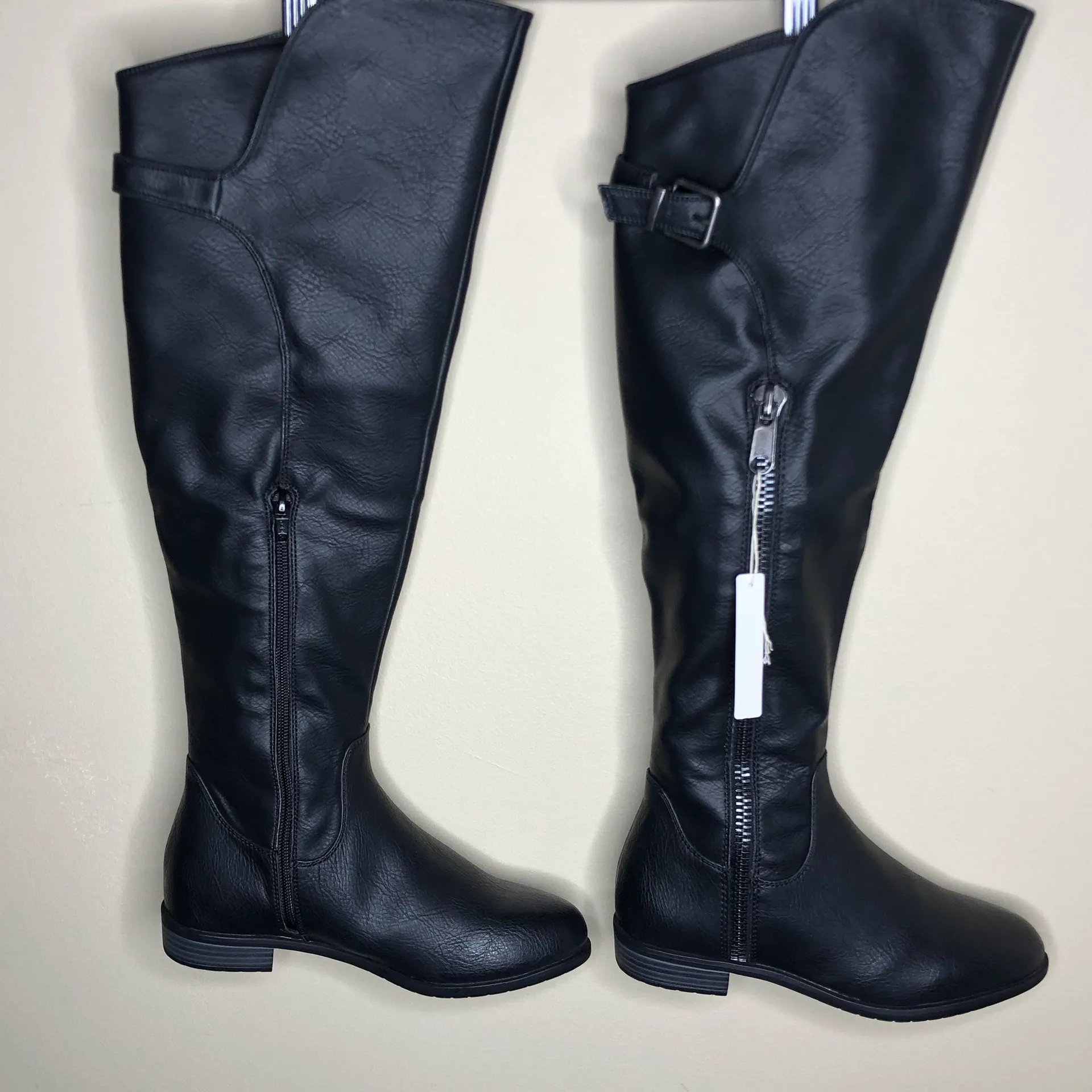 Over The Knee Boot Black Size 6 - Image 9