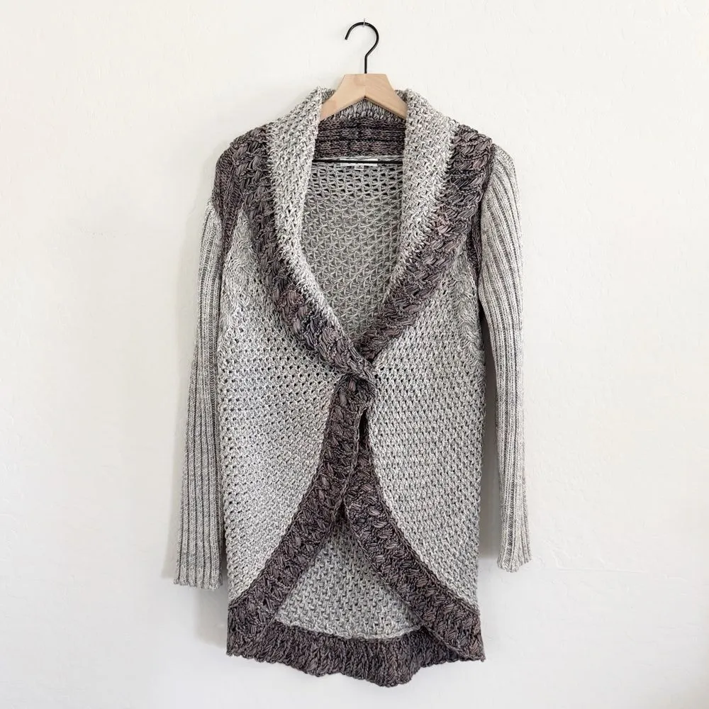 CAbi #910 Gray Shadow Circle Sweater Size S - Image 2