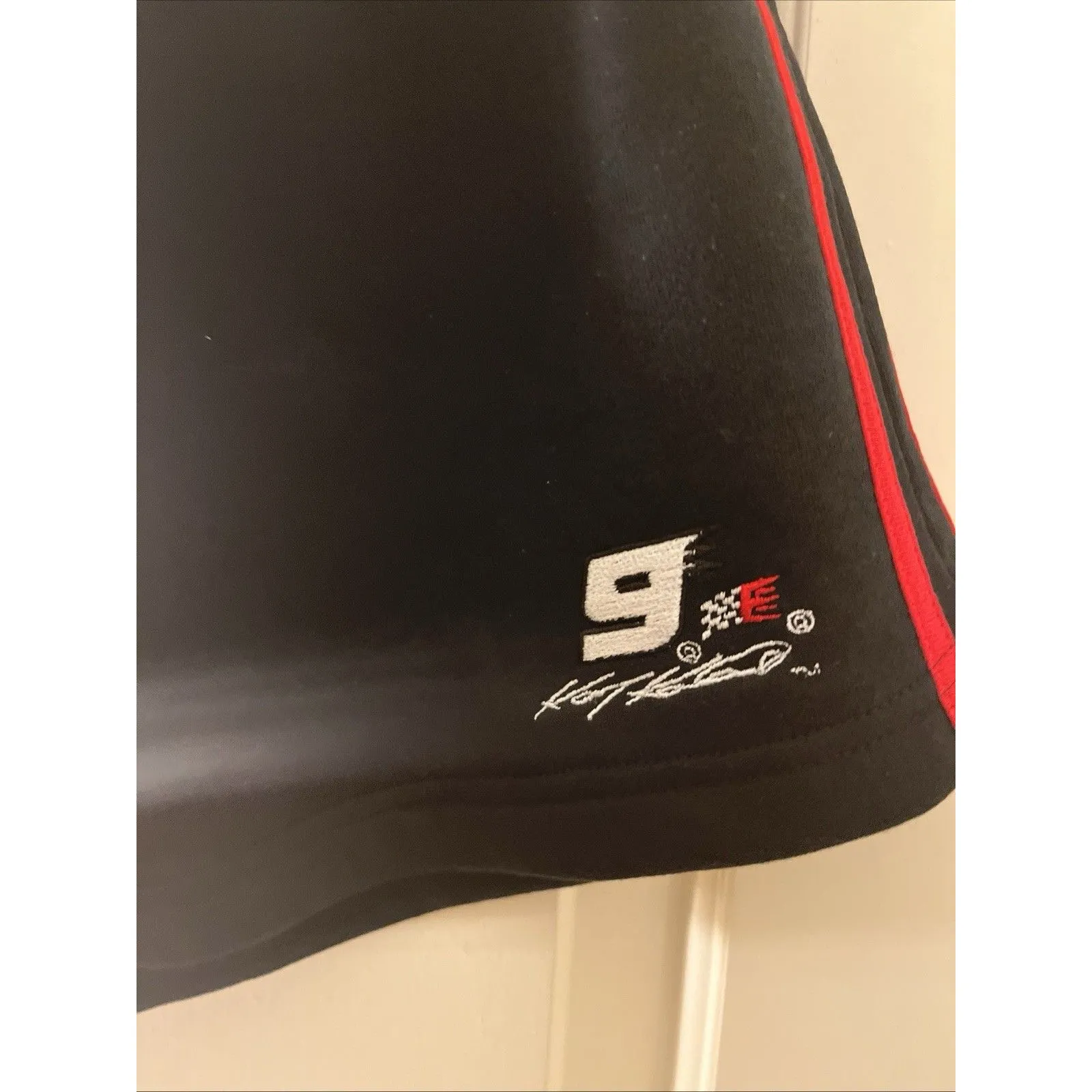 Vintage Bill Elliot #9 CHASE Authentics NASCAR Shorts Black Red Womens Size L Size L - Image 11