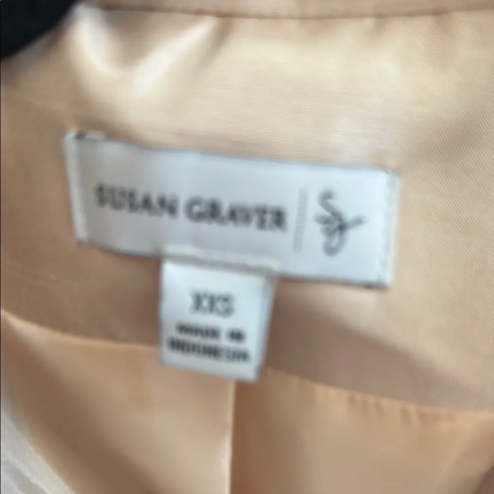 Susan Graver buttercup  Tailored Blazer with Notched Lapels - Image 2