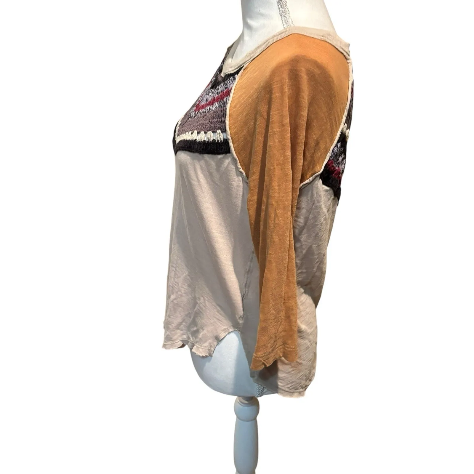 We The Free People Spring Bound Crochet Top‎ Size XS Anthropologie - Image 3