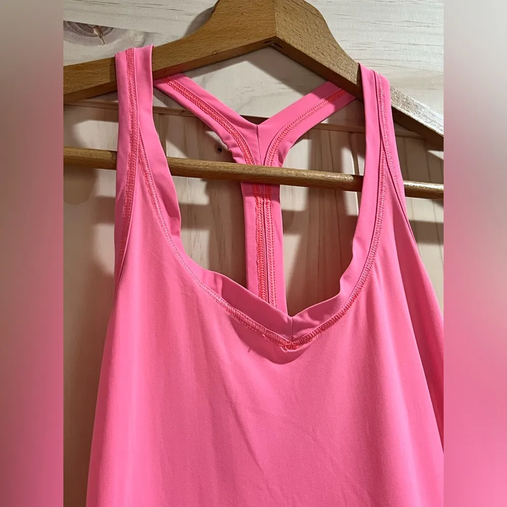 Lululemon - Bright Pink Racerback Fast Lane Singlet - Image 4