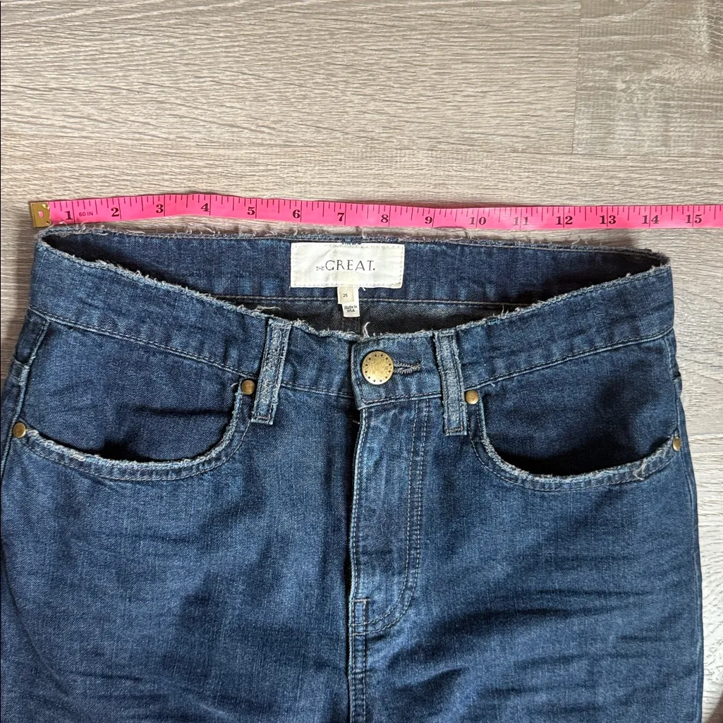 The Great The Western Crop jeans 25 Blue - Image 8