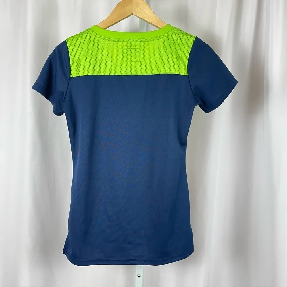 Seattle Seahawks NFL XS Women's Jersey Football Sports Mesh Lime Green Neon - Image 2