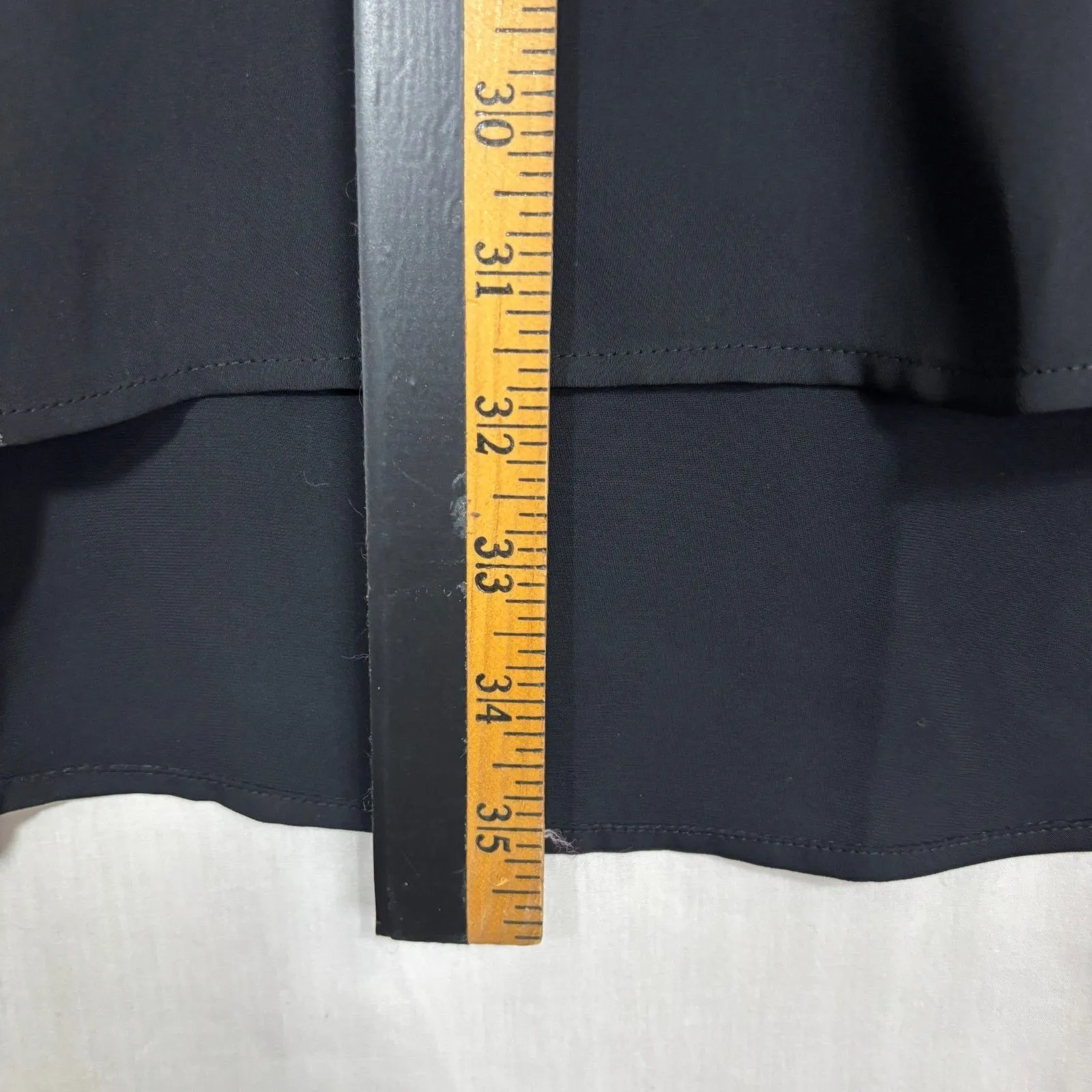 Adrienne Vittadini Halter Shift Dress Womens S Black LBD Classic Elegant Wedding - Image 8