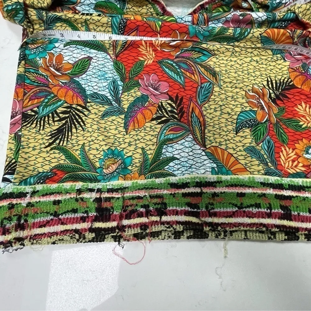 Vintage Y2K Cap Juluca A New Story by Aldo Martins Floral Mesh Top Distressed S - Image 12