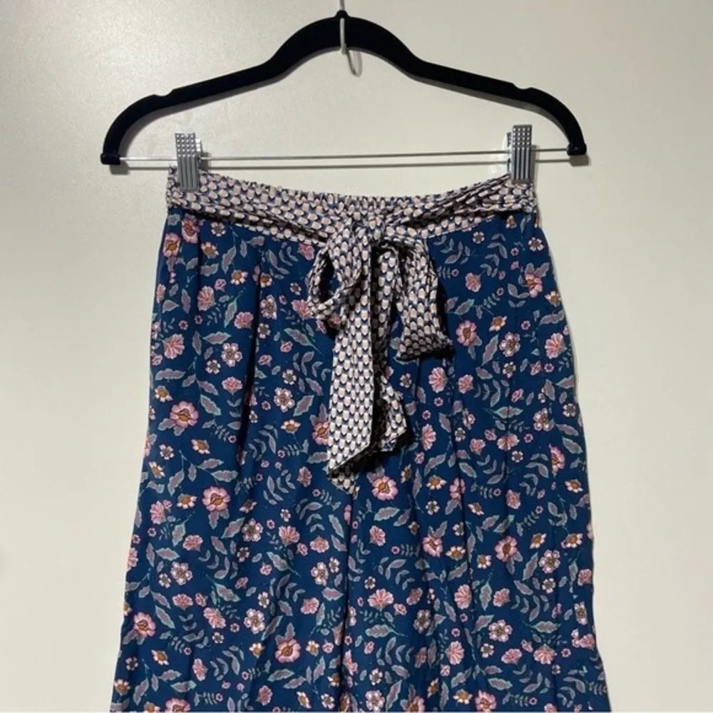 Matilda Jane A Day Off Palazzo Pants with Waist Tie Wide Leg Lounge Cozy Size XS - Image 5