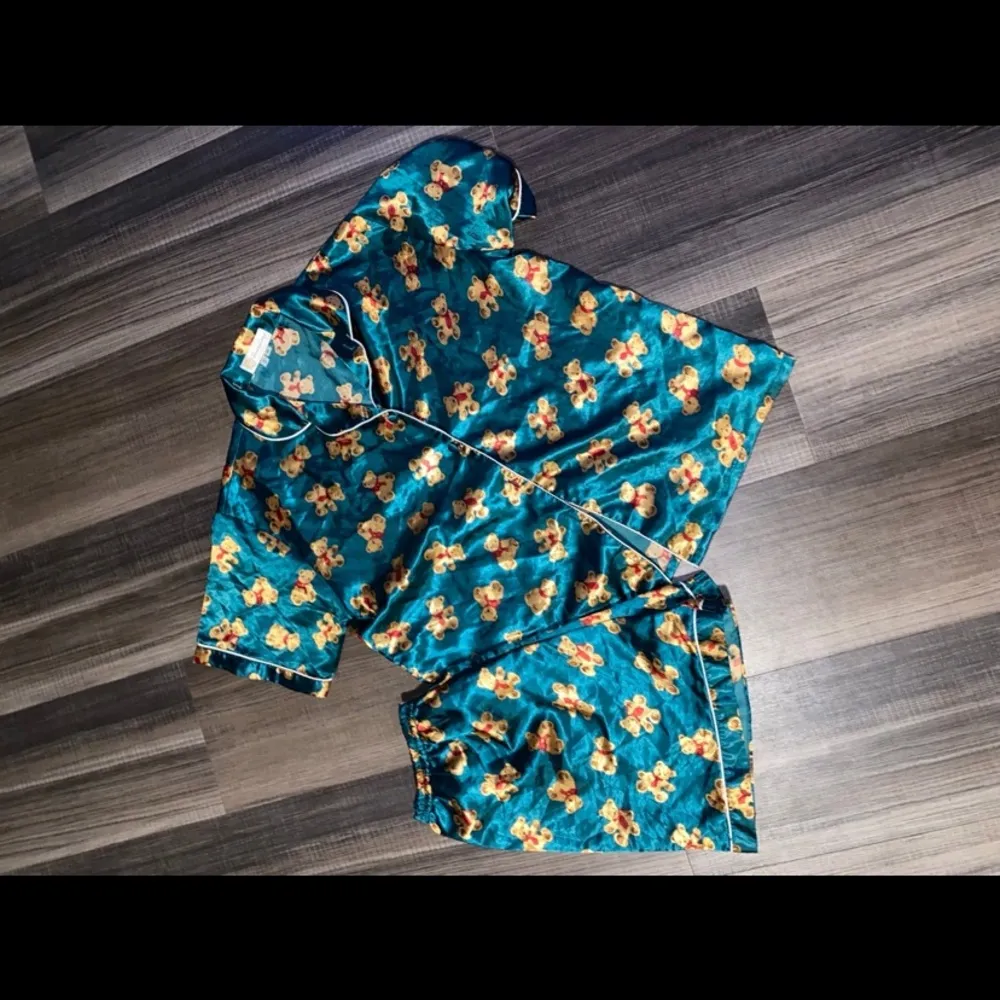 Teal Floral Pajama Set - Image 6