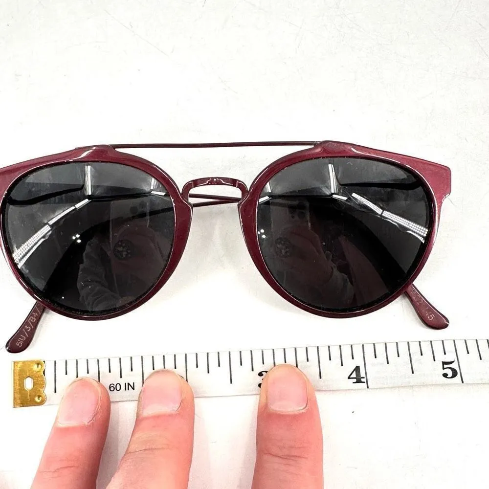 Retrosuperfuture‎ SUPER GIAGUARO FEMMENA burgundy Bordeaux Made in Italy Red - Image 9