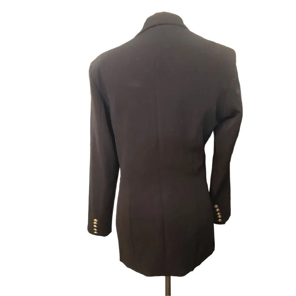 Inffinity Store black dressy blazer with gold accent buttons with infinity symbo Size undefined - Image 6