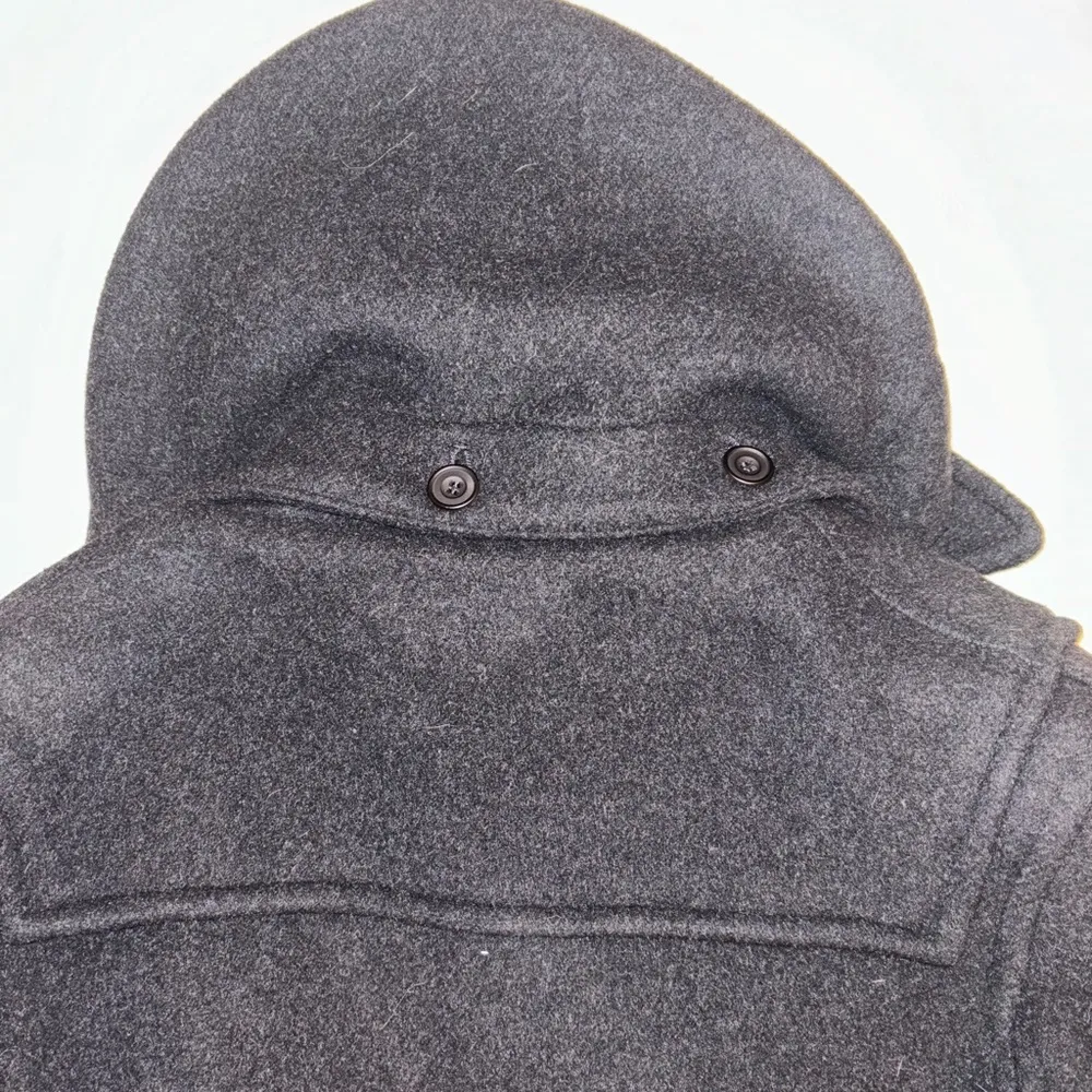 MONTGOMERY ENGLAND Women's Black Toggle Pea Coat Size M - Image 6