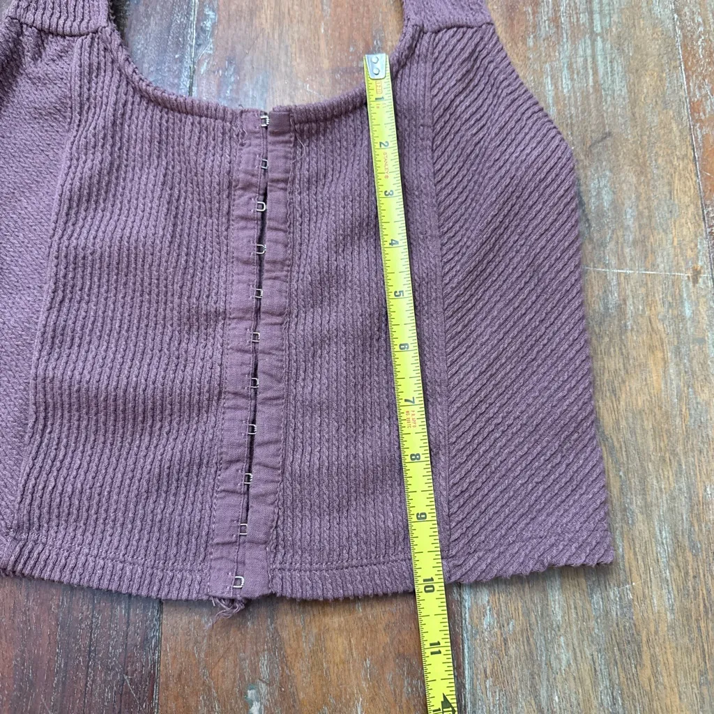 Women's BKE Essentials Mauve Ribbed Hook - Image 10