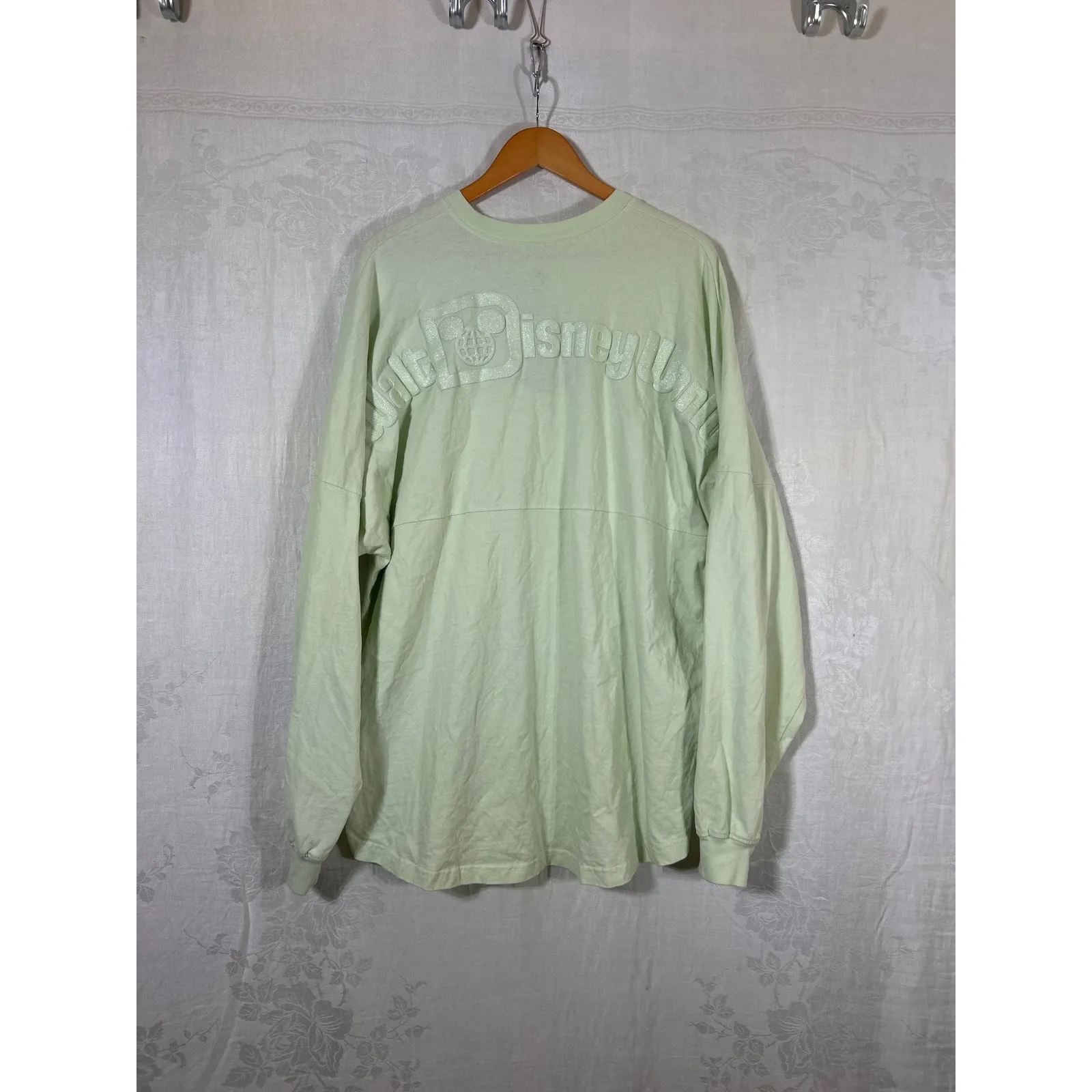 Walt Disney Spirit Jersey XXL Mint Green Sparkle Glitter - Image 5