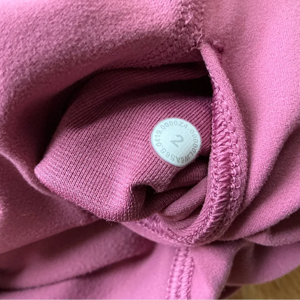 Lululemon align high rise 21” crop leggings mauve pink size 2 yoga gym running - Image 11