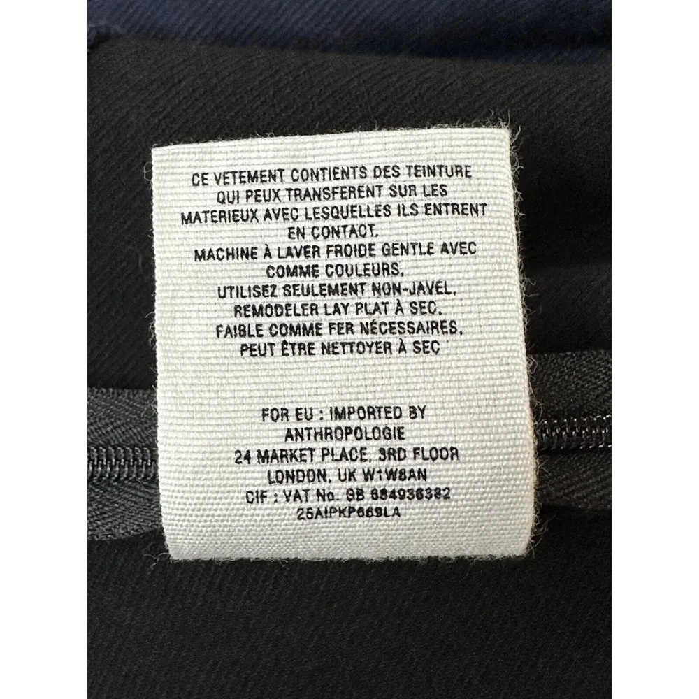 CARTONNIER Trousers Black Blue Polo Riding Pants Leggings Sz 6 - Image 12