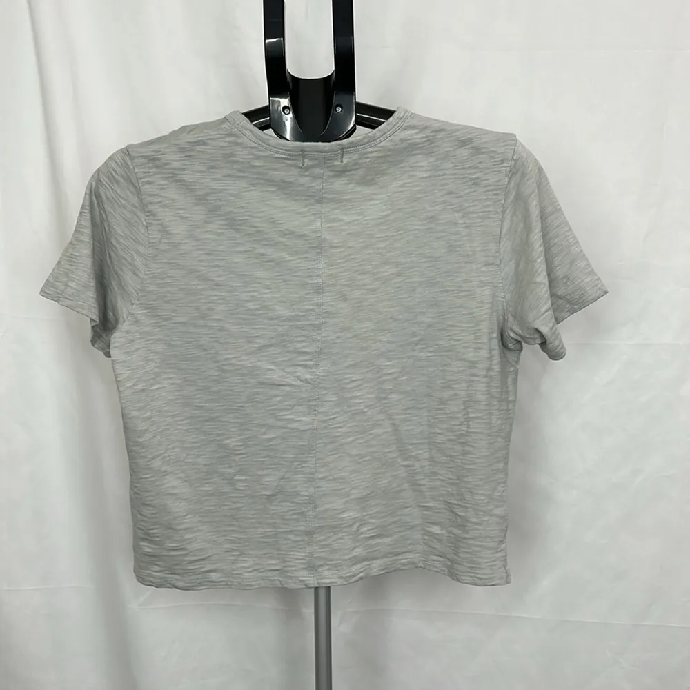 Alternative  Heathered Grey Cropped Tee - Image 6