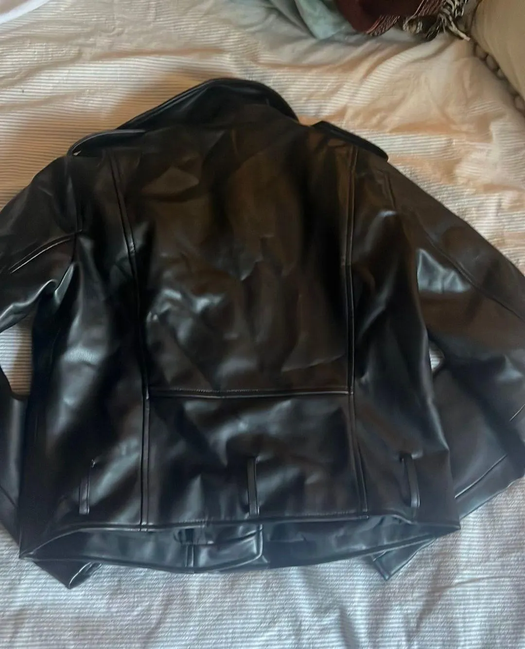 ZARA Faux Leather Jacket - Image 3