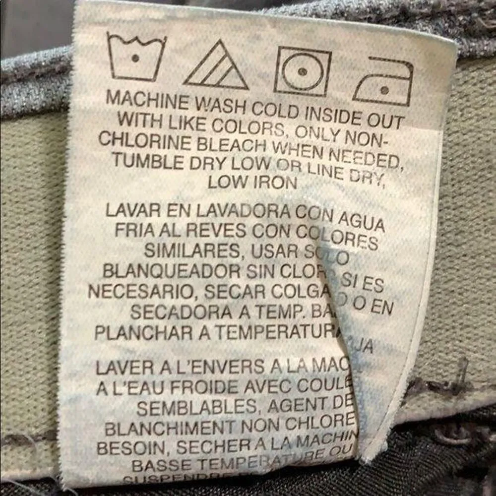 Lee Womens Denim Blue Jeans Pants Total Freedom Fit Straight Leg Gray 6 Short - Image 8