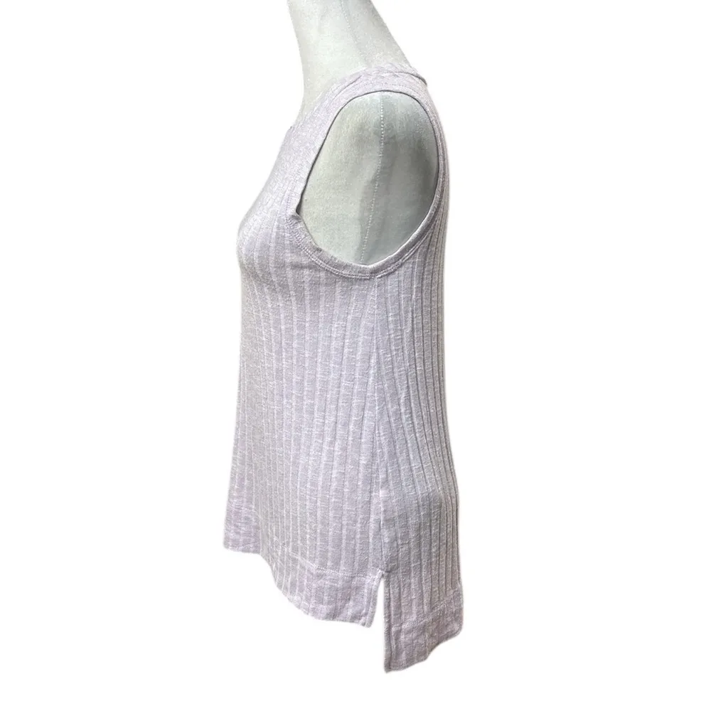 Banana Republic Light Purple Sleeveless Ribbed Knit Tank Top Size XS - Image 3