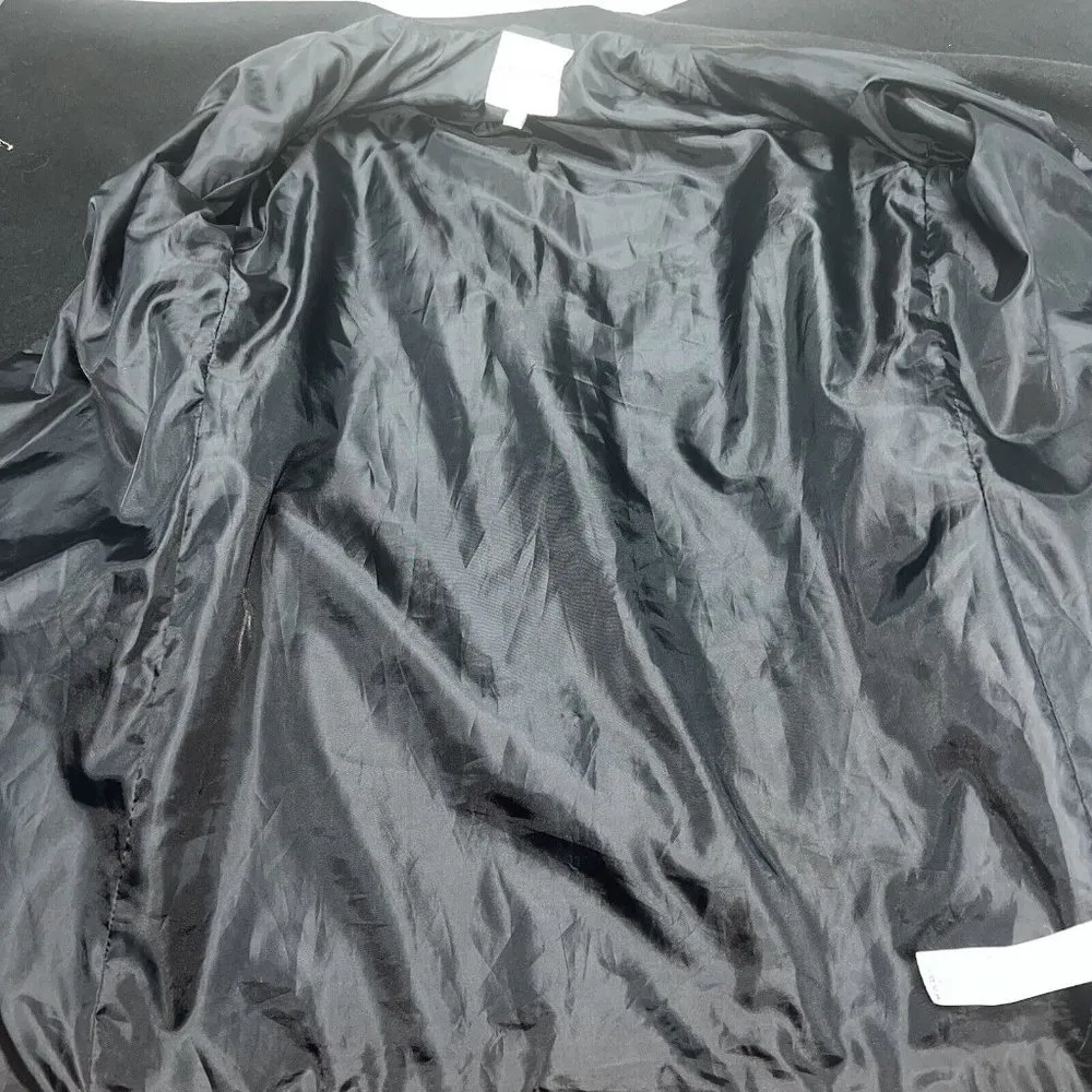 Thread & Supply Womens Coat Size M Cognac Tan Black Double Breasted Button - Image 6